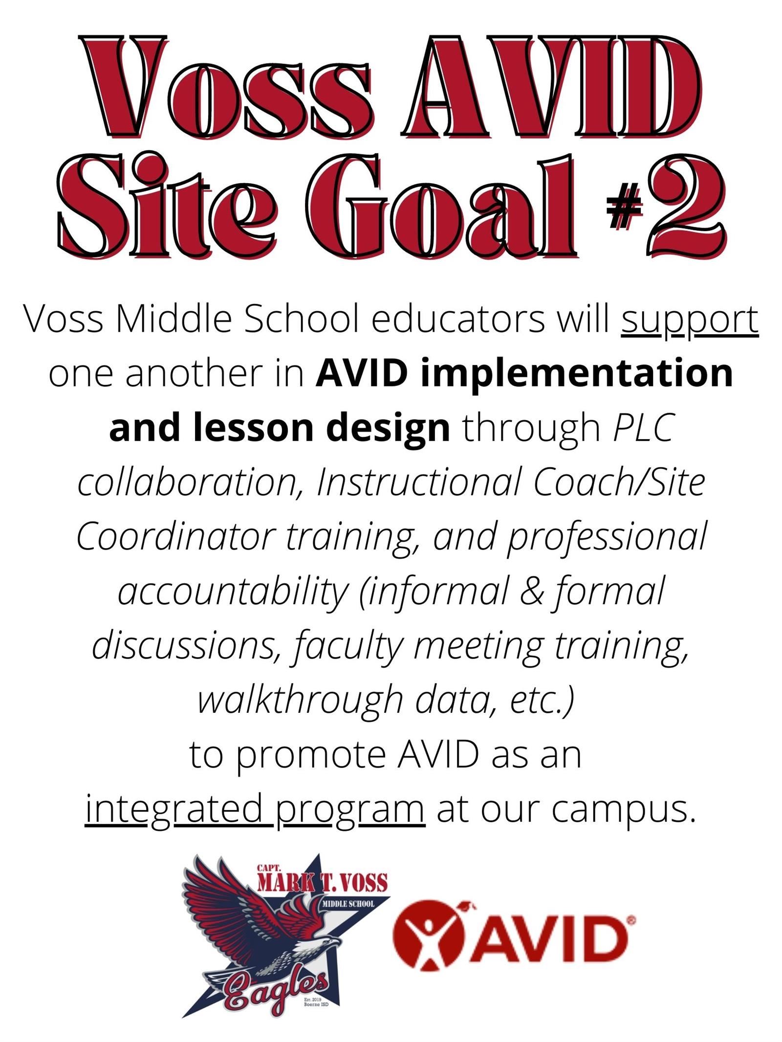 VMS Site Goal 2